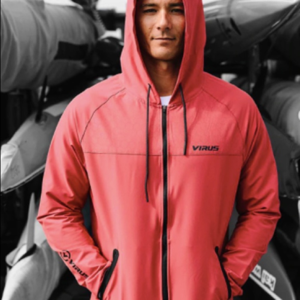 VIRUS Co22 Airflex V2 ZIP jacket Cranberry Red